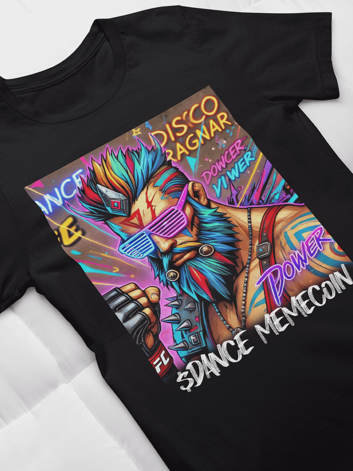 VIKING POWER - DANCE MEMECOIN - PREMIUM TEE - BLACK product image (1)