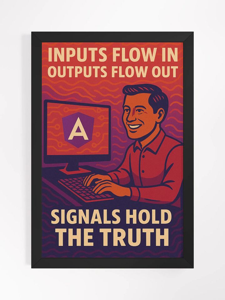 "Signals Hold the Truth" Angular Art for Dev Workspaces product image (2)