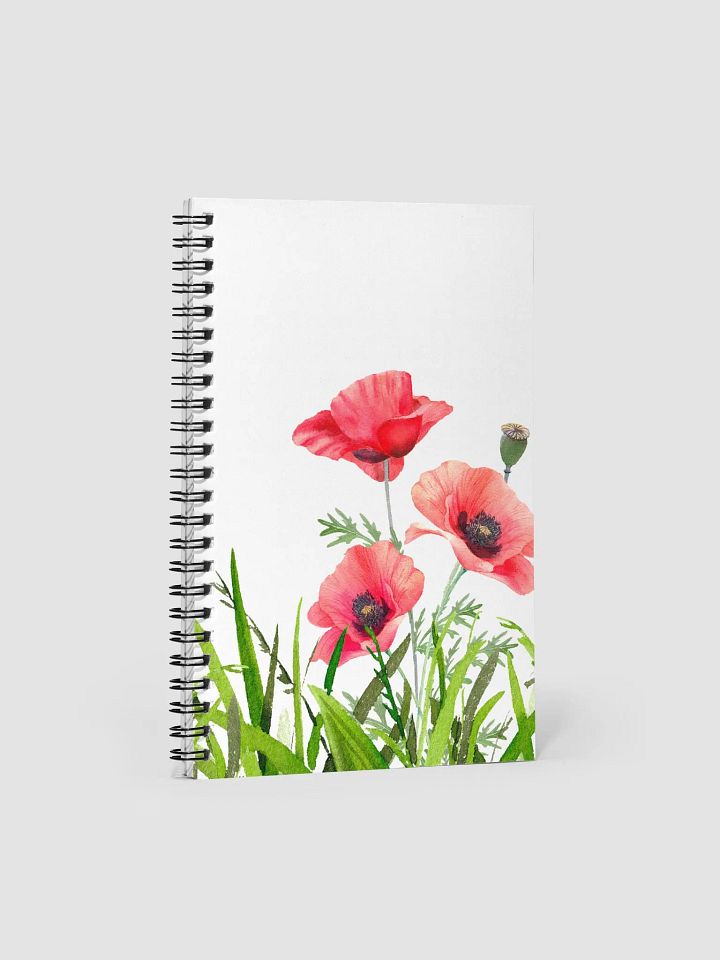 Poppy Spiral Notebook product image (1)