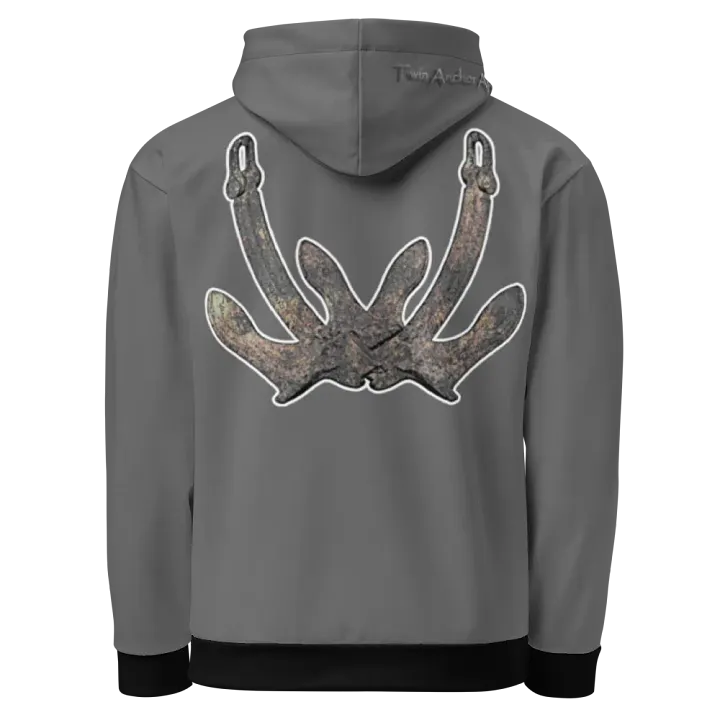 Gray Anchor Hoodie product image (1)