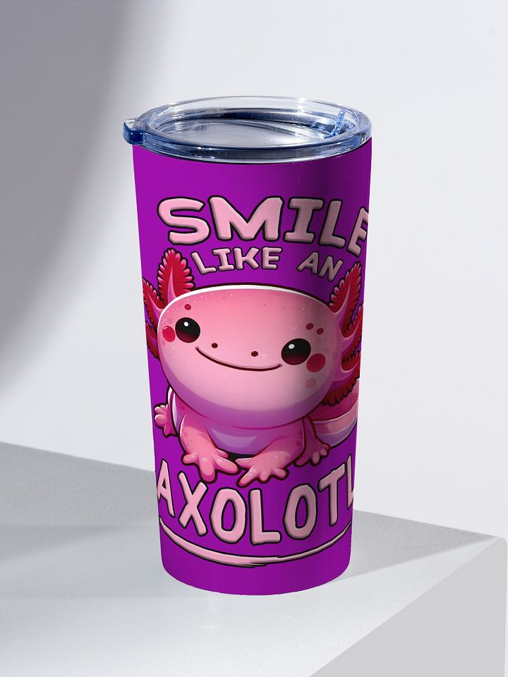 Smile Like an Axolotl Tumbler product image (2)