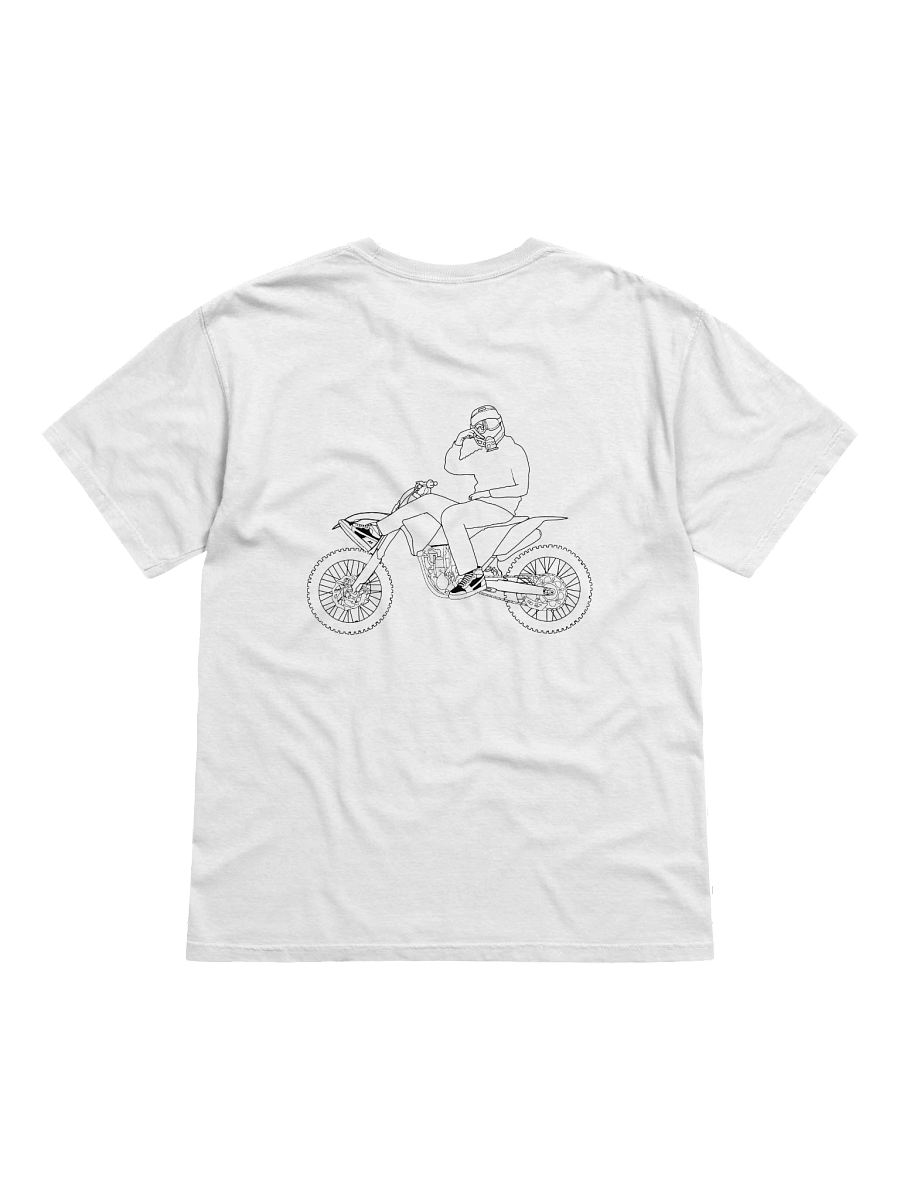 Bike and signature outline (Black) | Shirt product image (66)