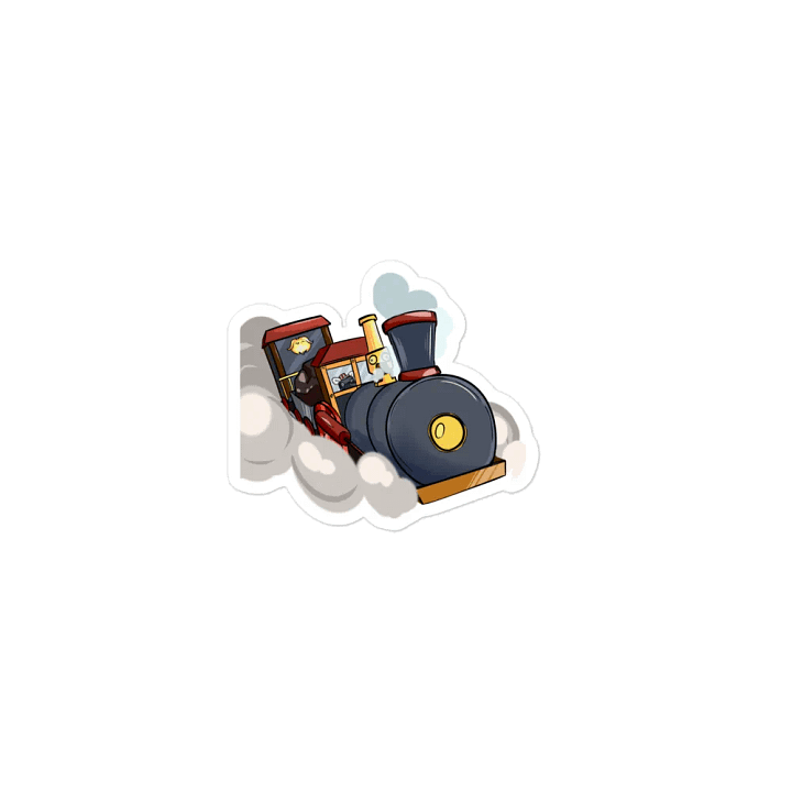 The Flying Beardsman Die-Cut Magnet product image (1)