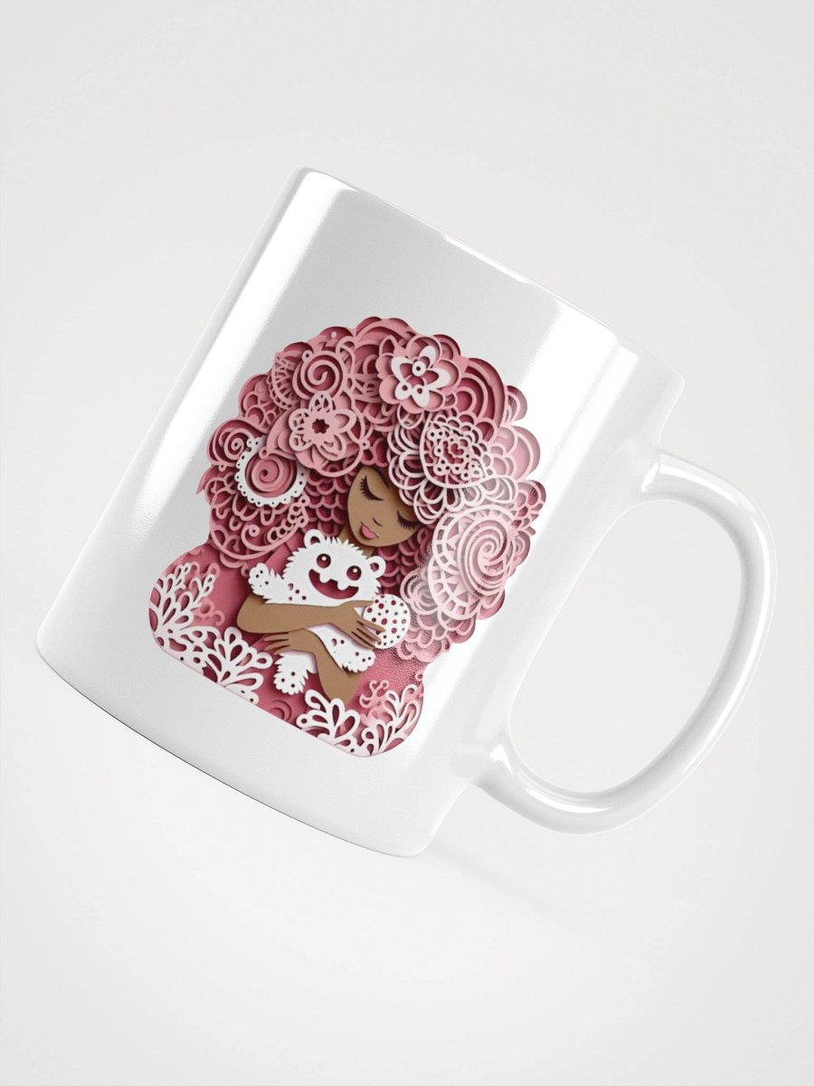 Whimsical Pink Curly Hair Mug product image (11)
