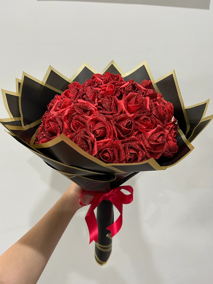 Red Glitter Bouquet product image (1)