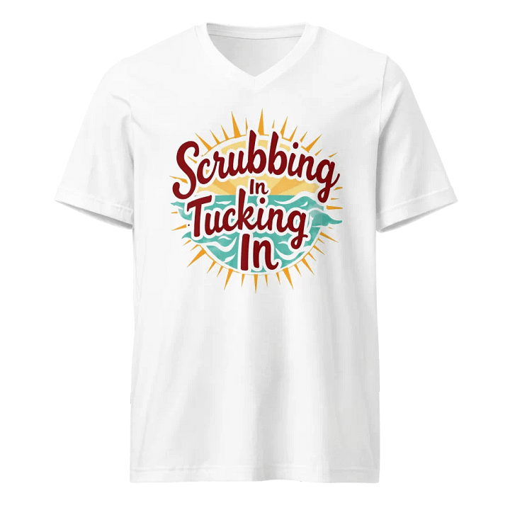 Sunshine Scrubbing In V-Neck Tee product image (5)