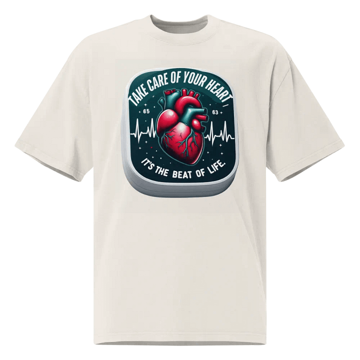 Heartbeat of Life Oversized Tee product image (3)
