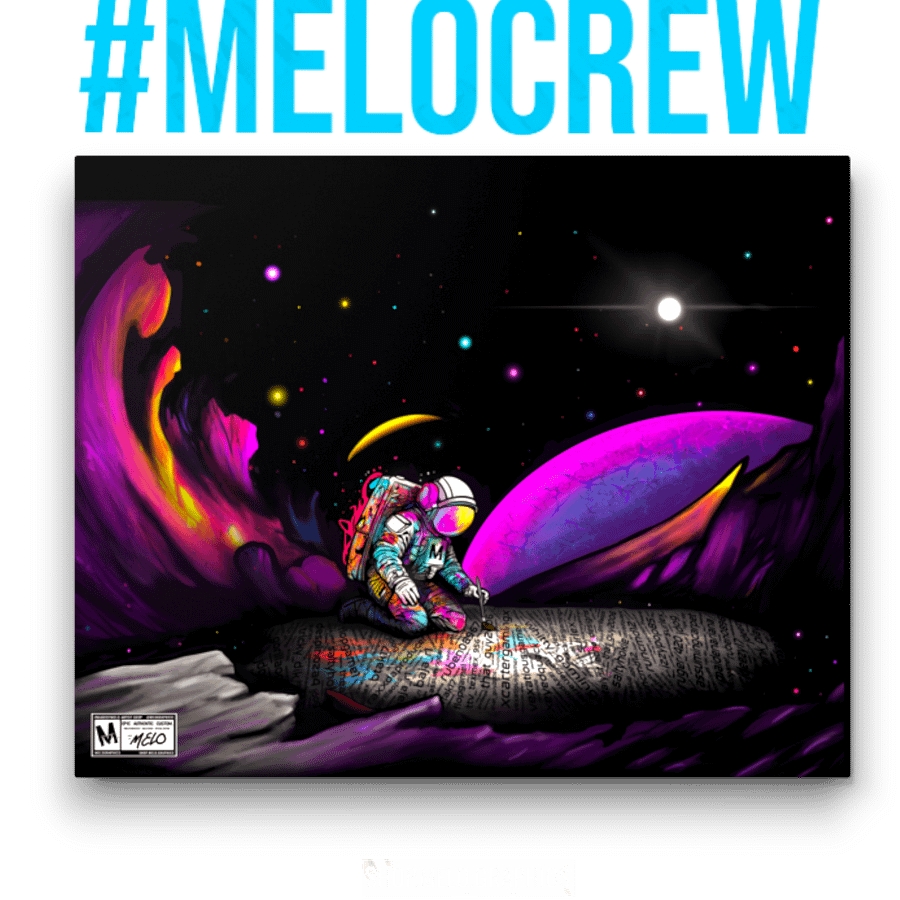 #MELOtober 2023 Personalized MELO CREW Founders - Metal Print | #MadeByMELO product image (2)