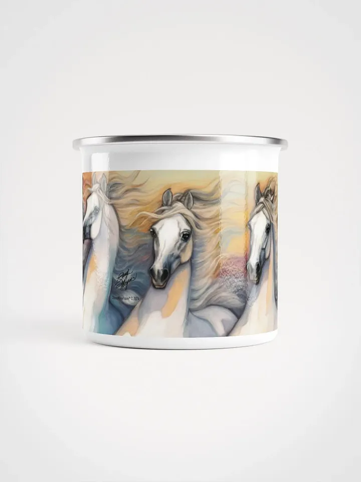 Sunset Horses Enamel Mug product image (2)