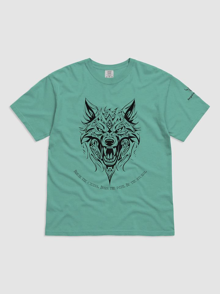 "Fenrir Unbound" – The Wolf of Ragnarok Tee | Forged In Valhalla product image (2)