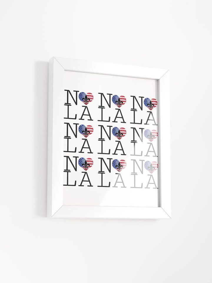 I LOVE NOLA **LEGACY POSTER** (USA HEART) product image (50)