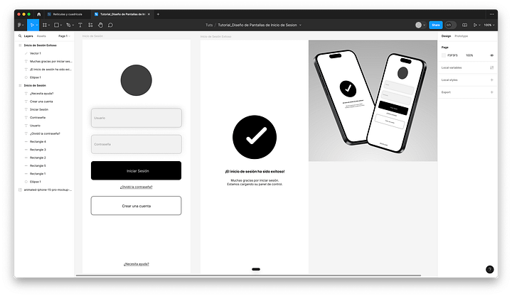 Pantallas Inicio de Sesión en Figma – MATERIAL DE CLASE product image (2)