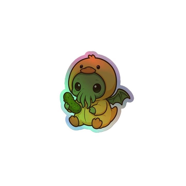Holo 0athy's Pickle Sticker product image (1)