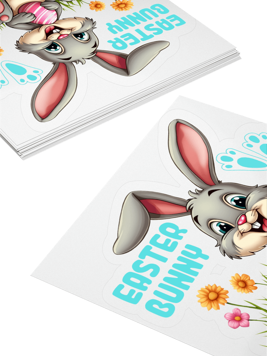 Easter Bunny and Easter Eggs Sticker product image (12)