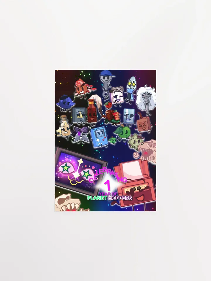 Planet Hoppers || 1 Year Anniversary Poster product image (2)