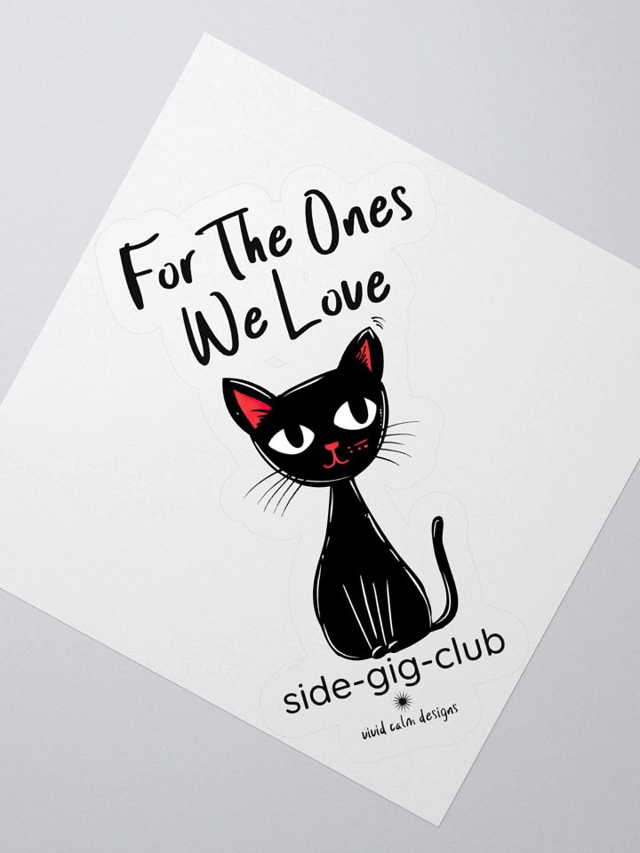 For the Ones We Love: Hustler's Cat Edition Kiss Cut Stickers product image (1)