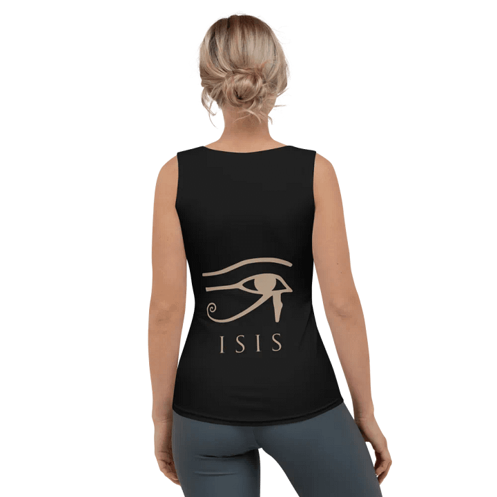 Isis Black All-Over Print Tank Top product image (2)