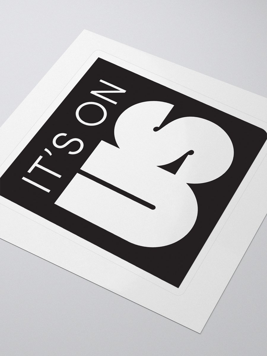 It's On Us Logo Sticker - Medium product image (3)