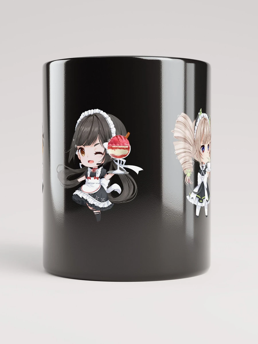 Black Glossy Mug - Aida Cafe Maids (Tower of Fantasy) product image (3)