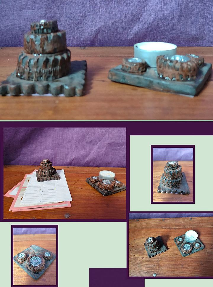Suporte tealight e pisa-papeis Pneus, conjunto 2 peças product image (2)