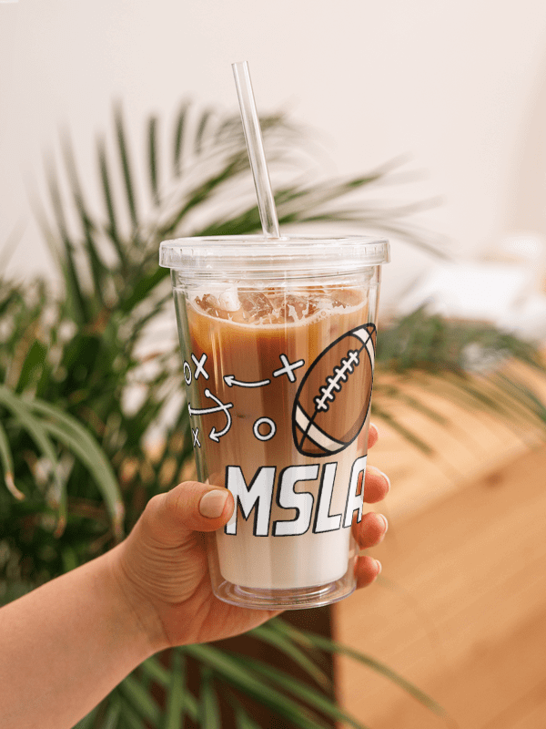 The Kickoff - Double Wall Clear Plastic Tumbler product image (1)