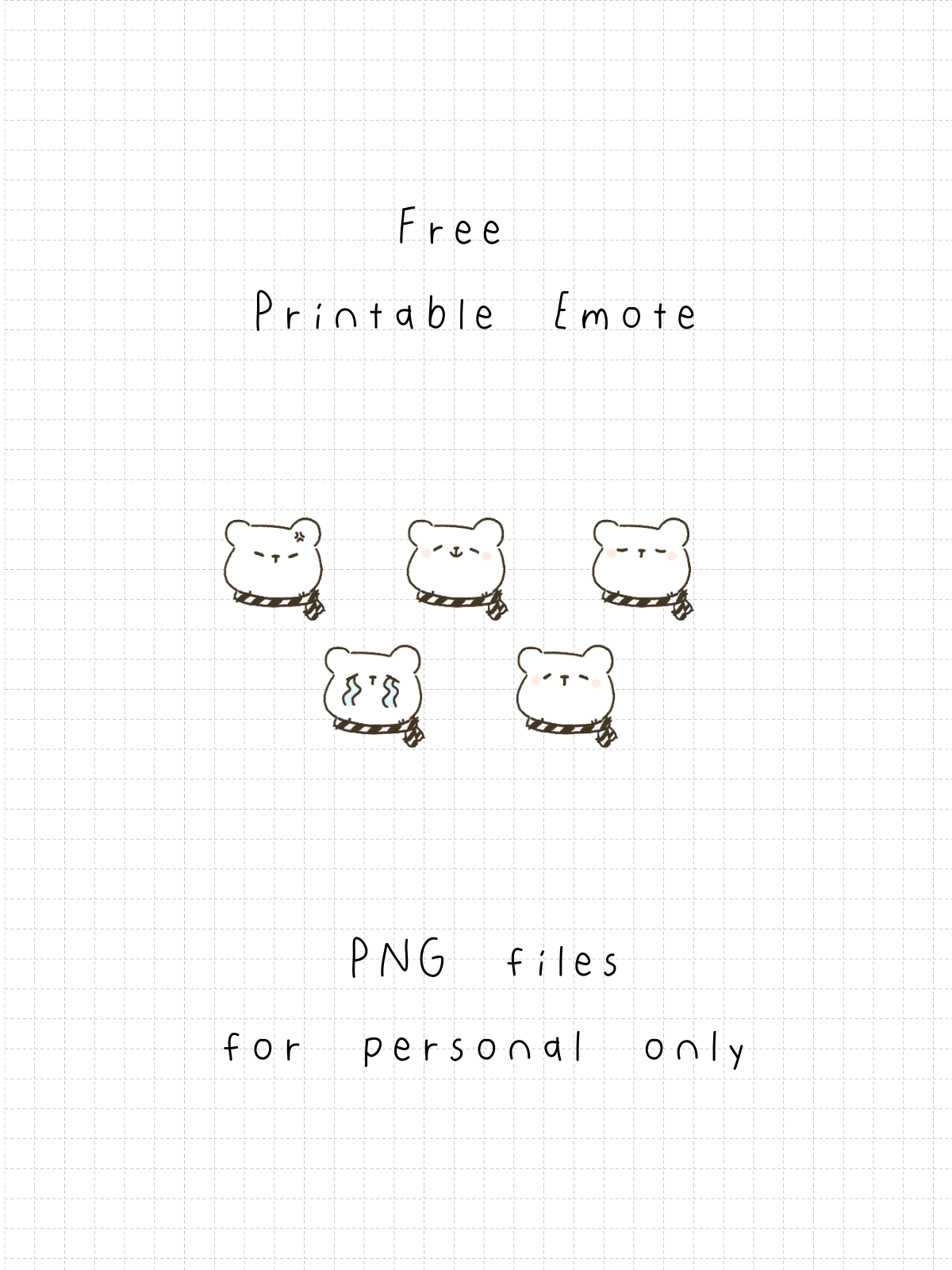 Free Printable Emote product image (1)