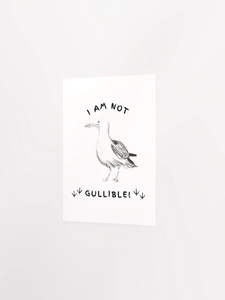 I am not Gullible! Poster Print product image (18)