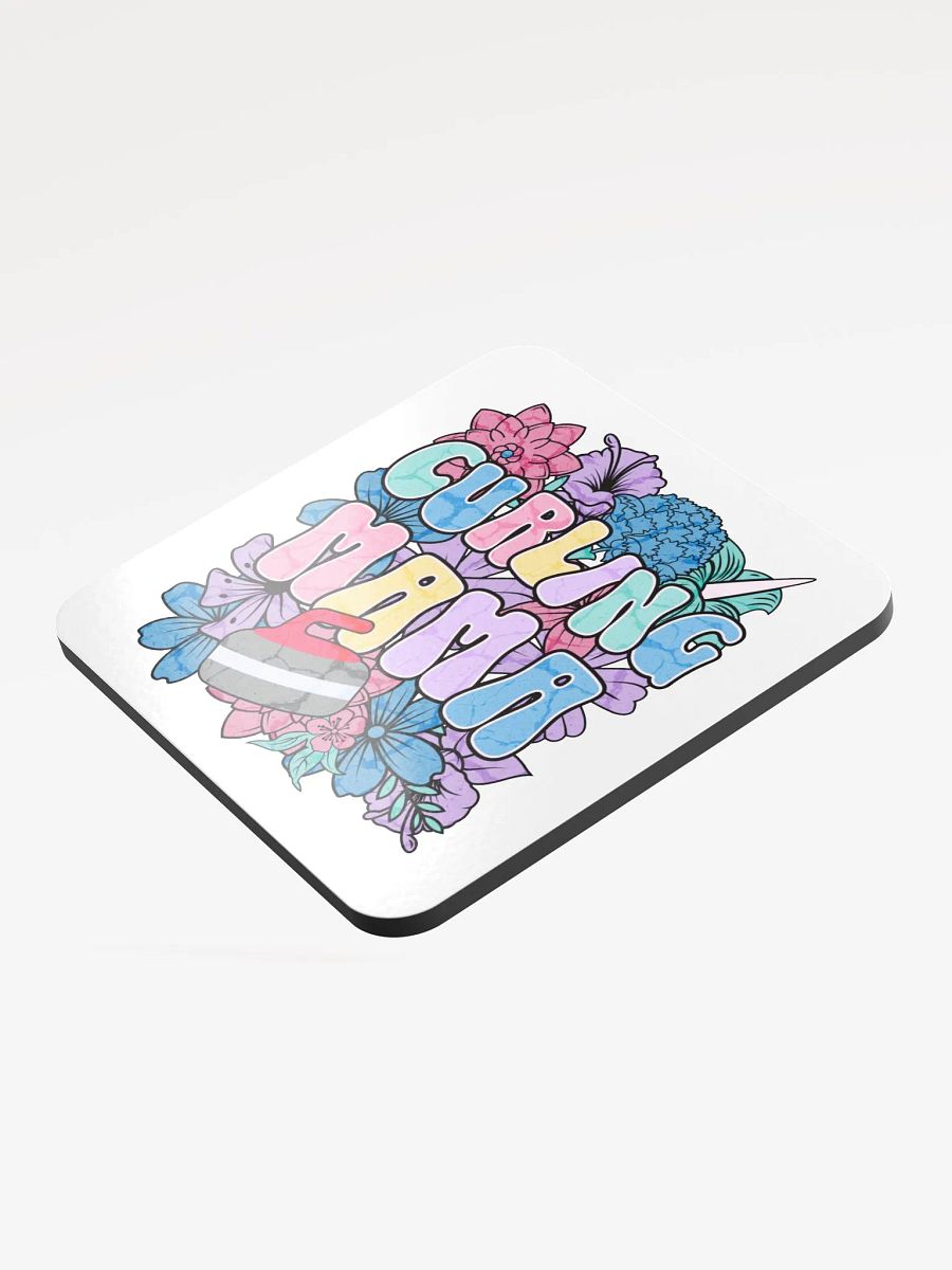 Curling Mama Floral Cork Coaster product image (3)