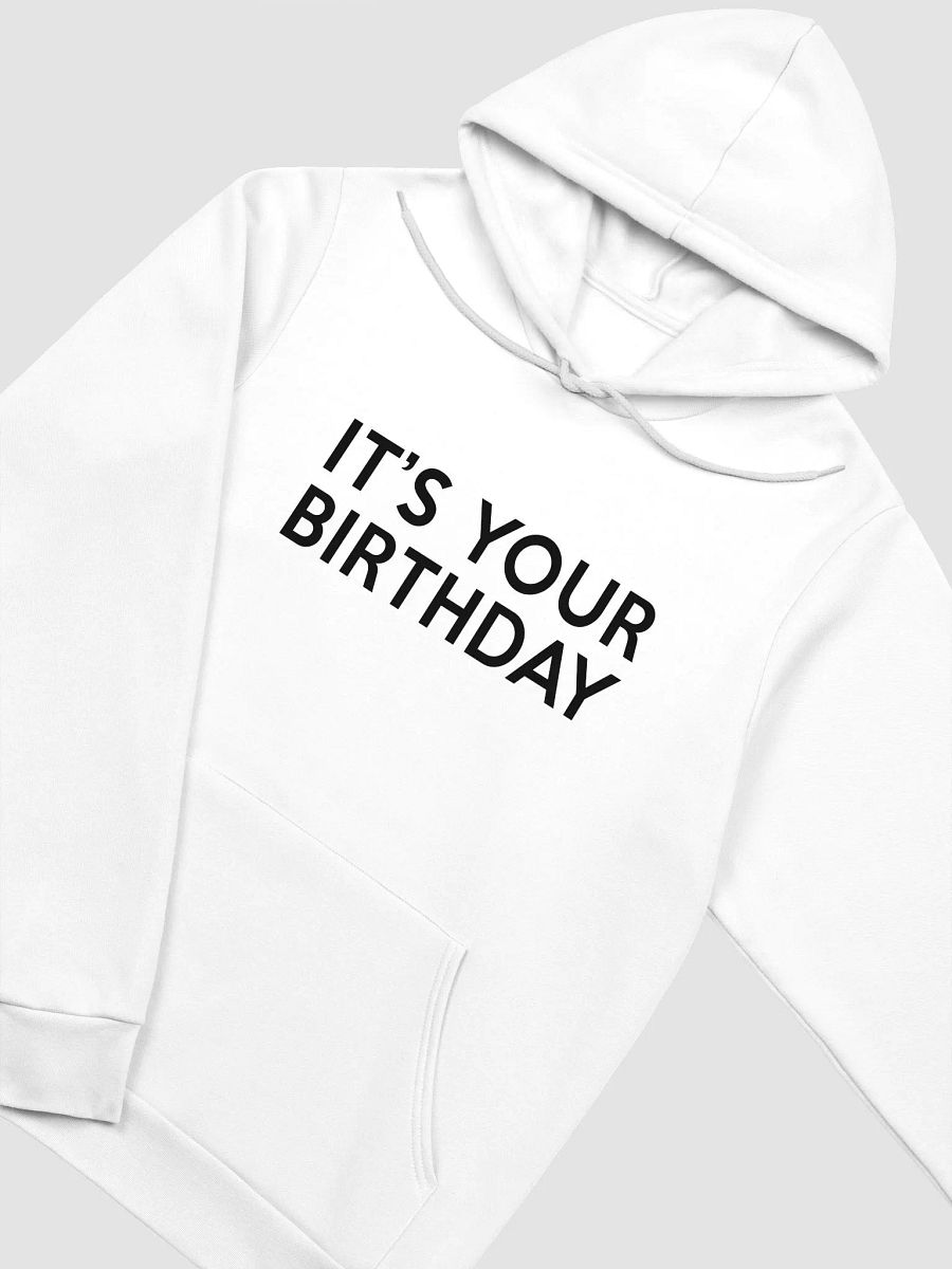 It's Your Birthday (White Minimalist Hoodie) product image (2)