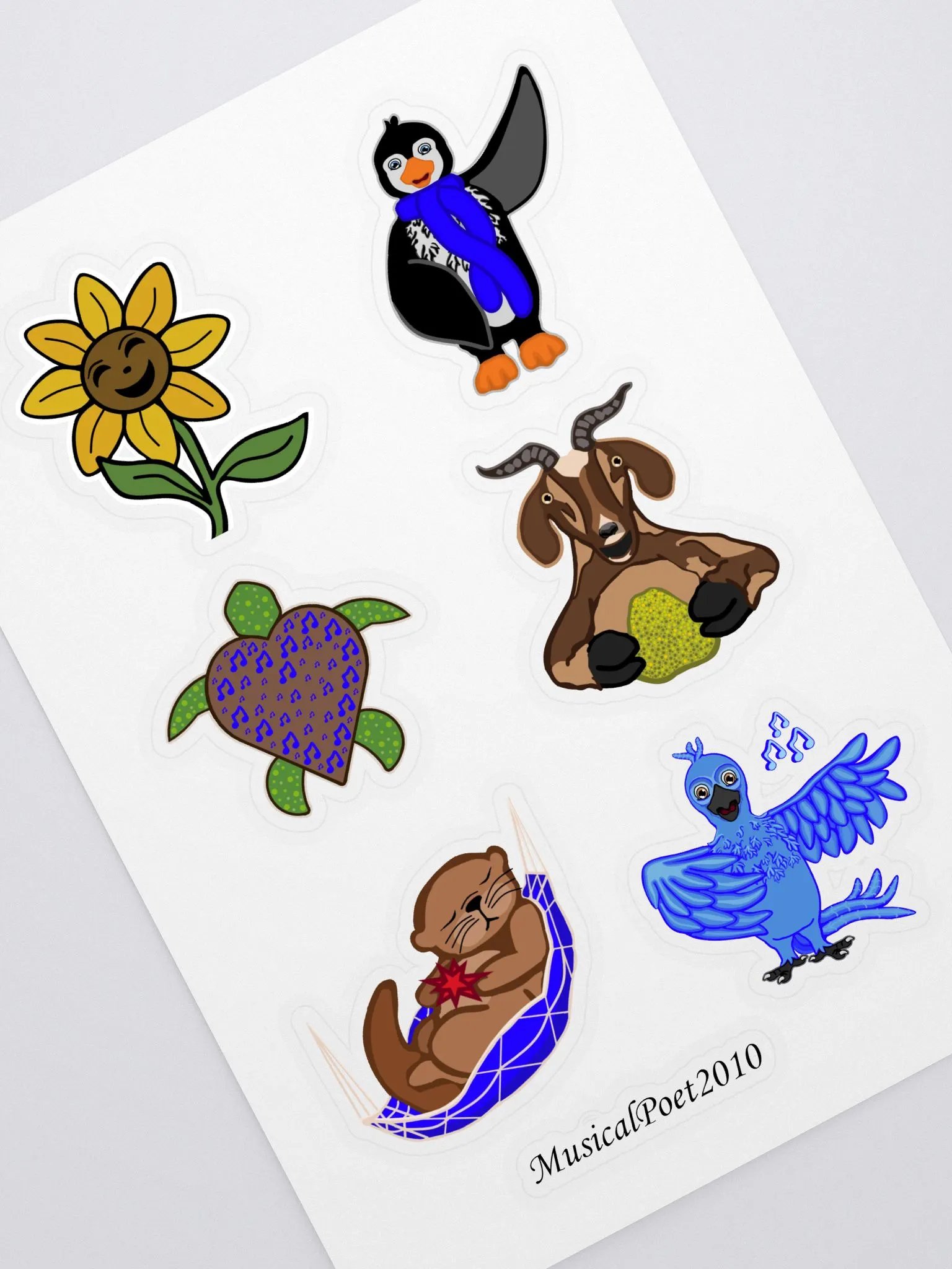 Poet's Emotes Sticker Set V2 product image (1)