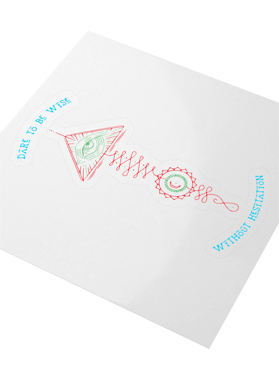Dare To Be Wise Tree Kiss Cut Stickers product image (3)