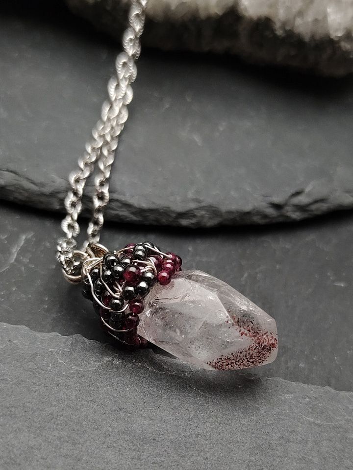 Wrapped Talisman - Hematite Prism Wrap product image (2)