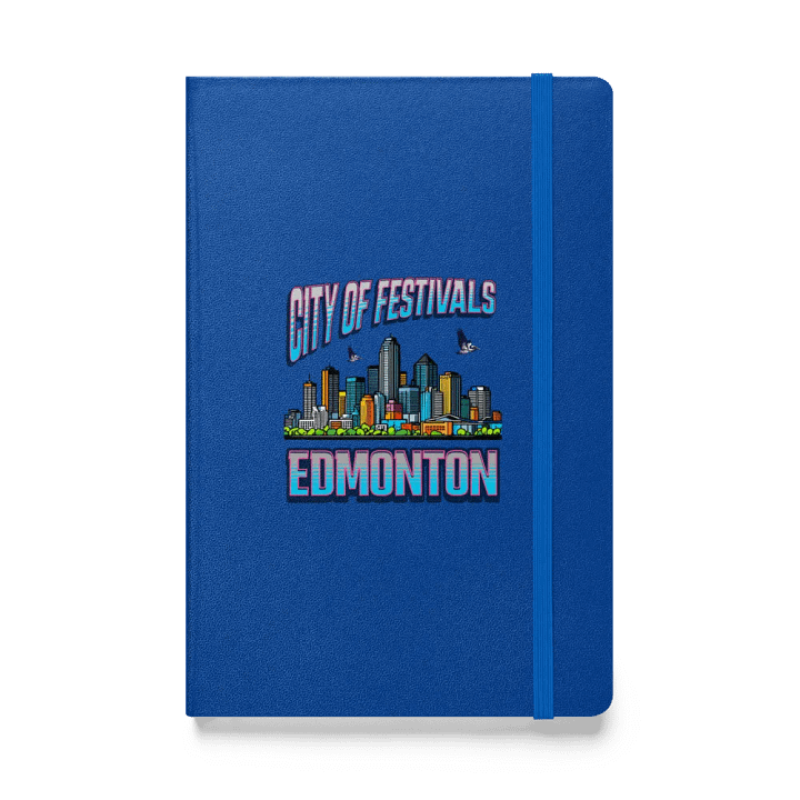 City of Festivals Edmonton Hardcover Notebook product image (1)