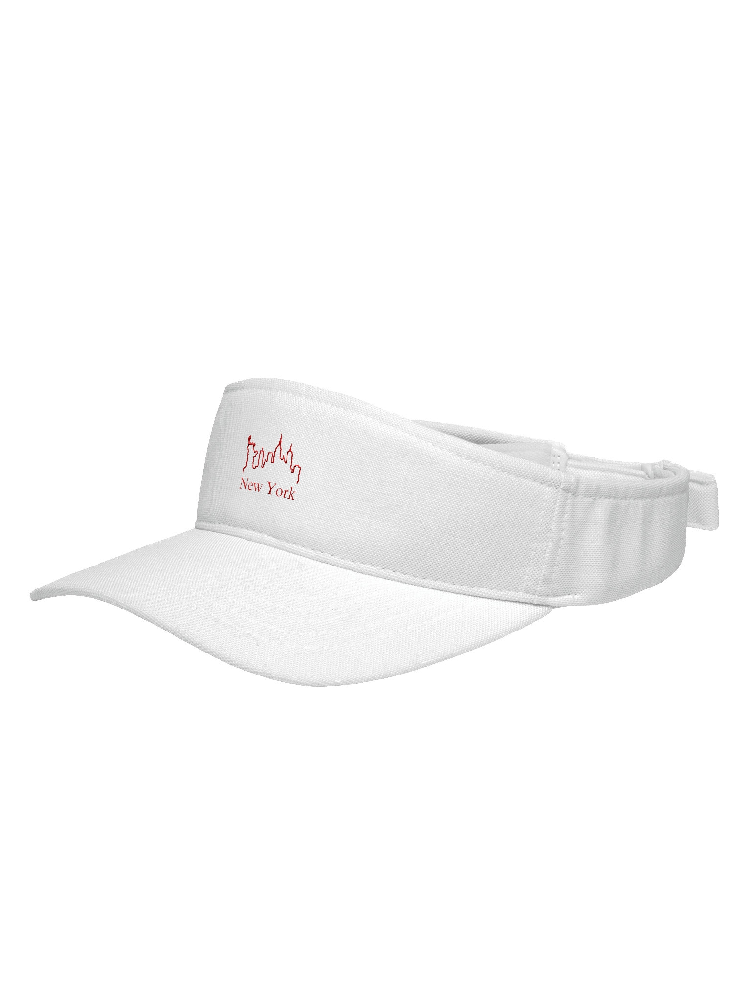 New York Skyline Liberty Embroidered Flexfit Visor product image (6)