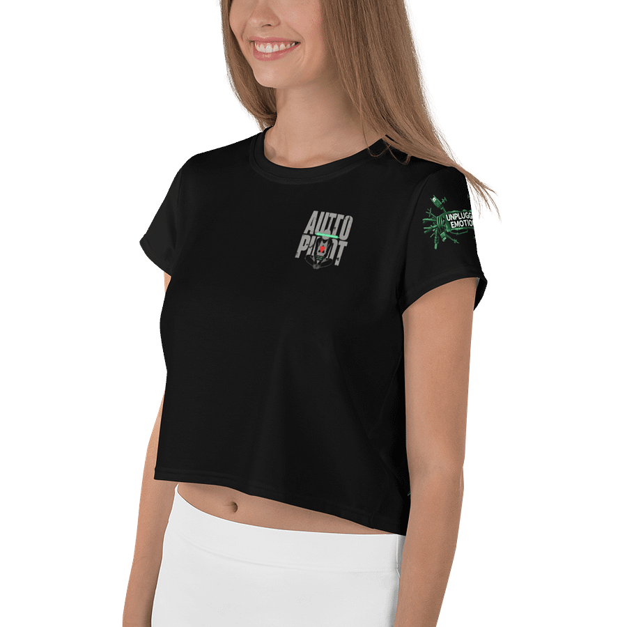 Living in Auto Pilot Crop Graphic Tee 2 product image (3)