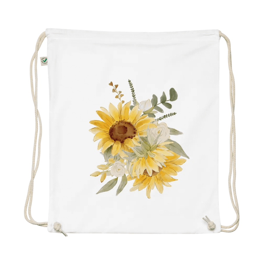Sunflower Drawstring Bag product image (1)