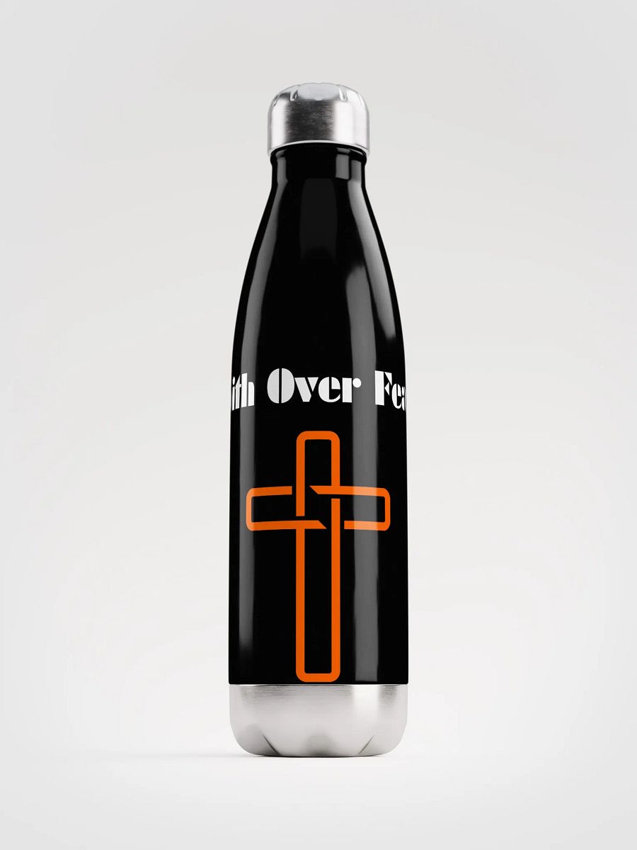 Faith Over Fear Stainless Steel Water Bottle product image (1)