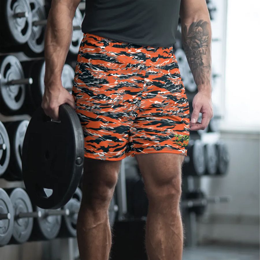 Tiger Camo Athletic Shorts product image (1)