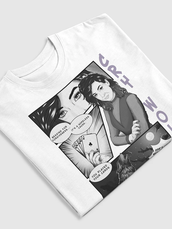 Cry Wolf Comic White Tee product image (1)