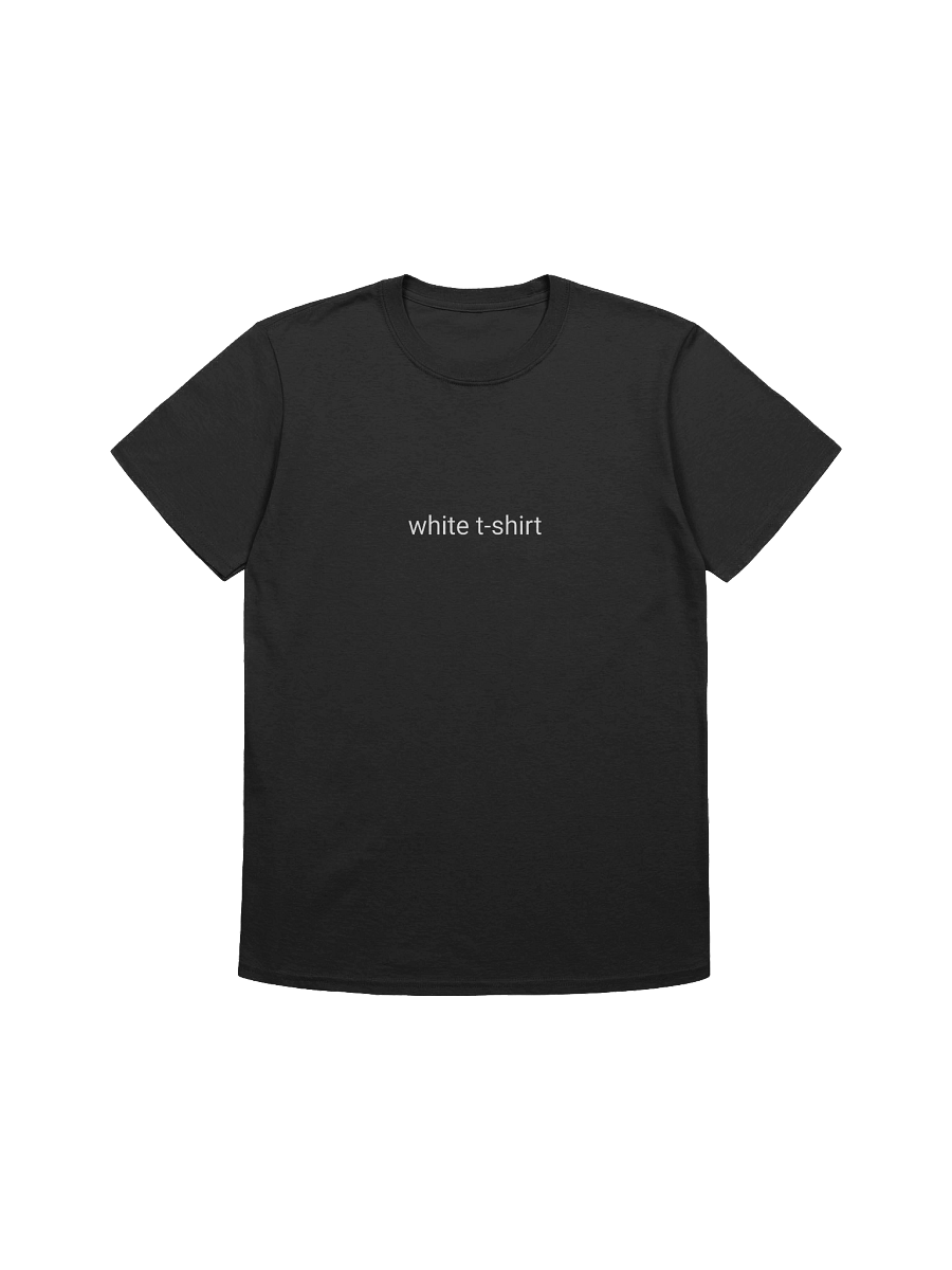 white t-shirt product image (1)