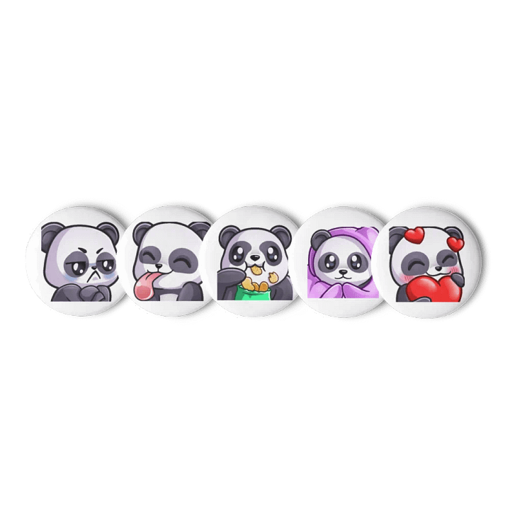 Panda Pin - Set #3 product image (1)