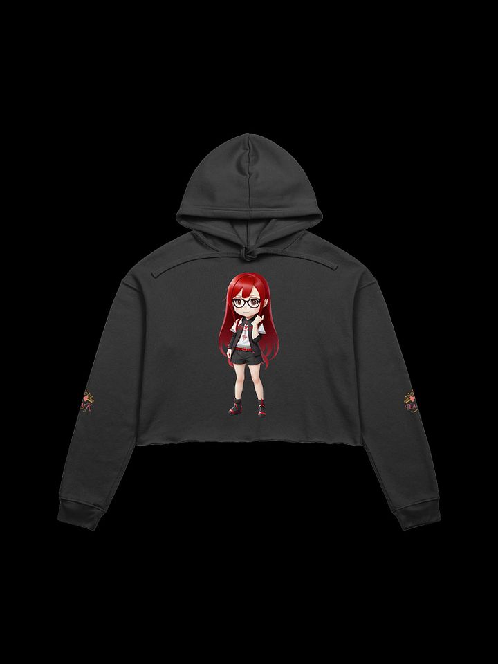 (Red CHIBI) K Crop Hoodie product image (1)