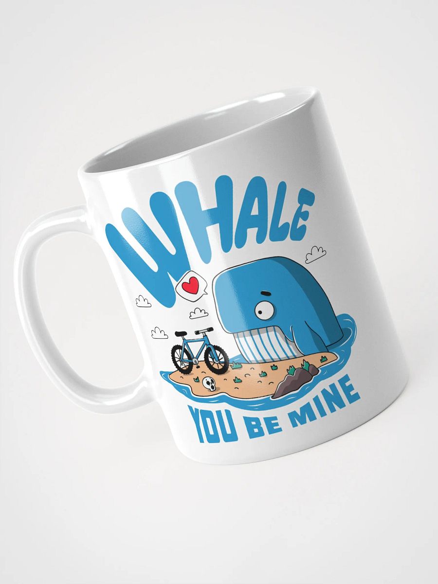 Whale You Be Mine? Funny Cycling & Ocean Lover Mug product image (3)
