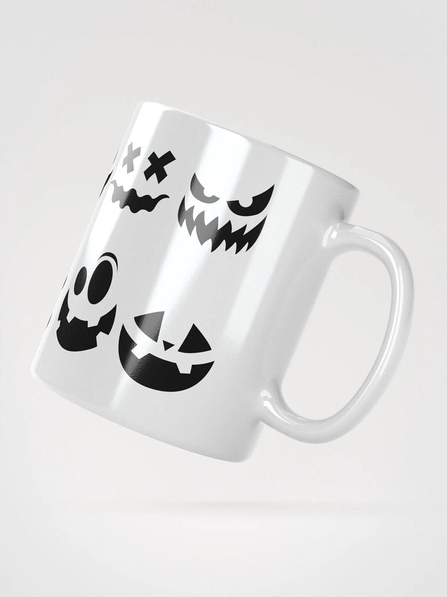Scary Faces White Glossy Mug product image (6)