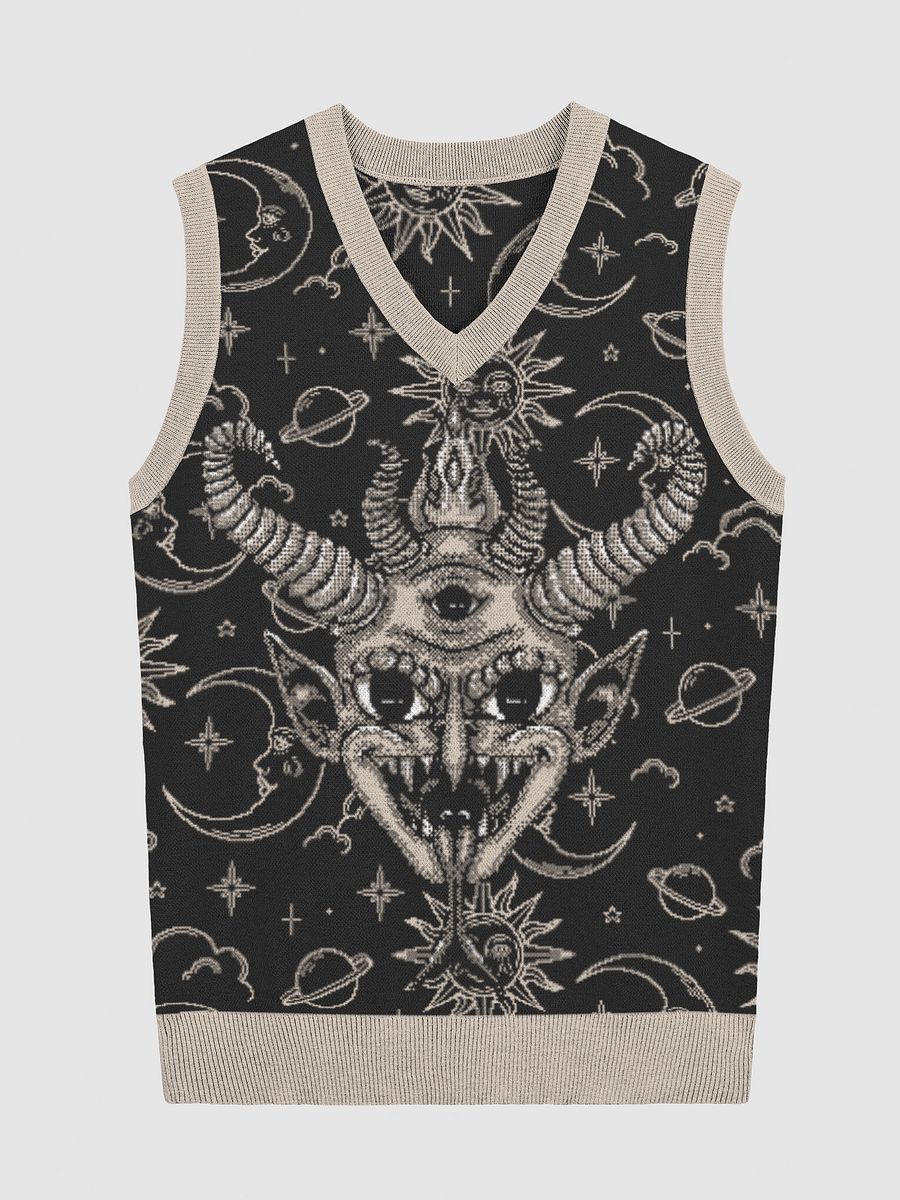 Oni Goblin Knit Vest - Celestial Style & Fierce Detail product image (1)
