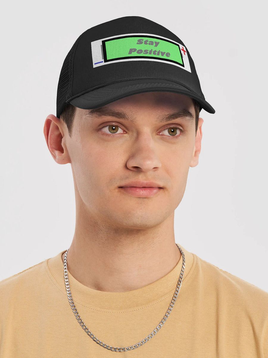 Stay positive battery hat product image (5)