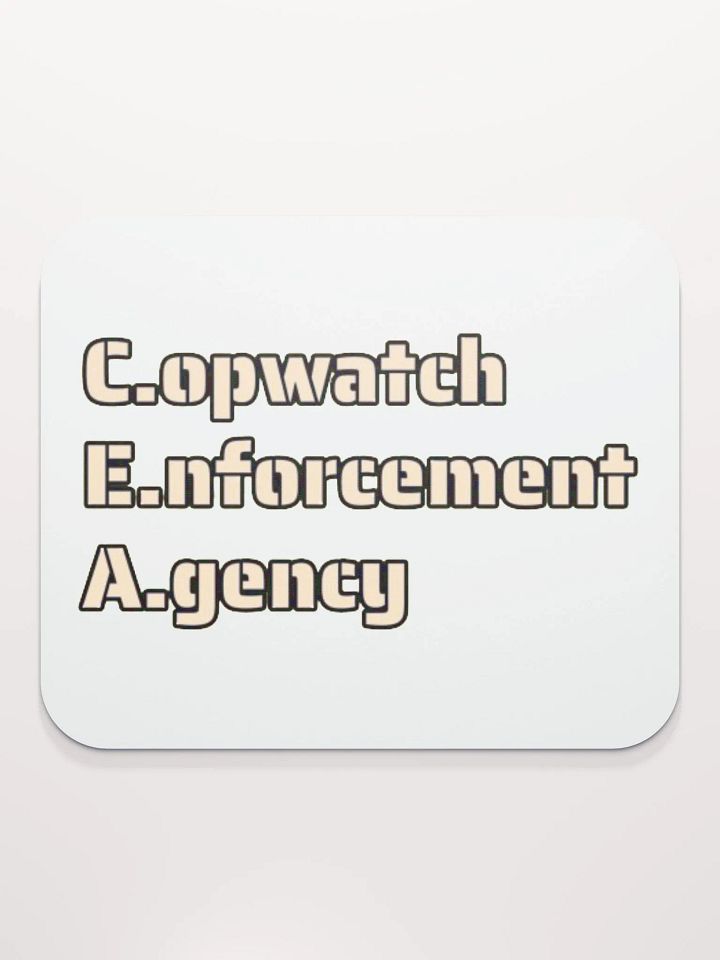COPWATCH ENFORCEMENT AGENCY product image (2)