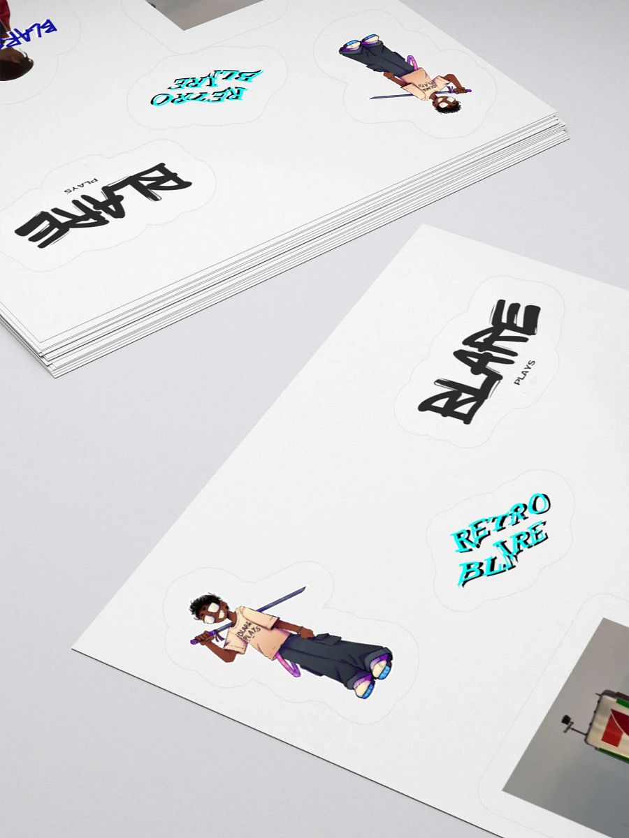 Reefzo Blare Kiss Cut Stickers product image (7)