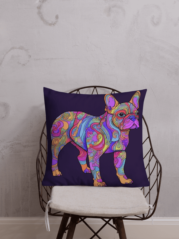 Groovy Frenchie #1 - Pillow product image (6)