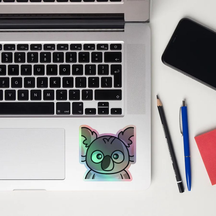 Koala Stare holo sticker product image (10)